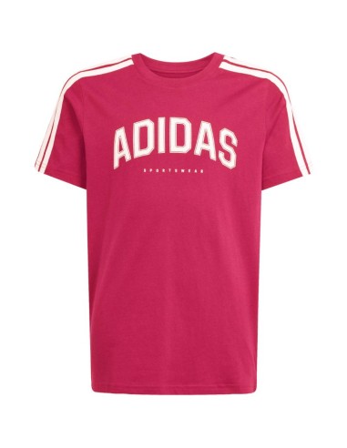 adidas Codes Collegiate Graphic Tee for kids pink KA9764