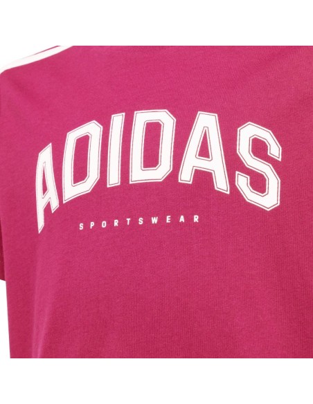 adidas Codes Collegiate Graphic Tee for kids pink KA9764