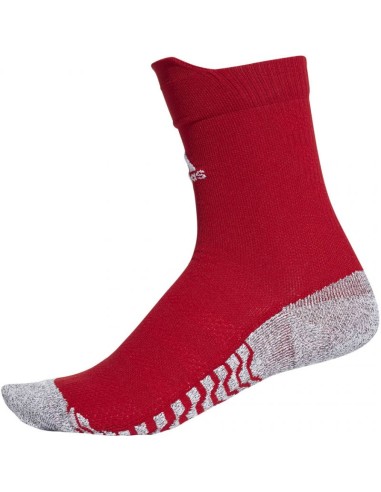Adidas Alphaskin Traxion Crew Ultralight Socks Red CV7678