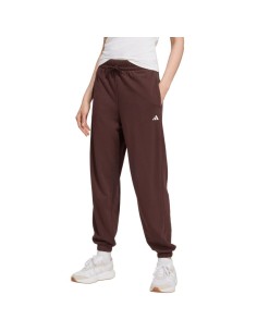 adidas Essentials Small Logo French Terry Cuffed Women's Pants Brown JX3864