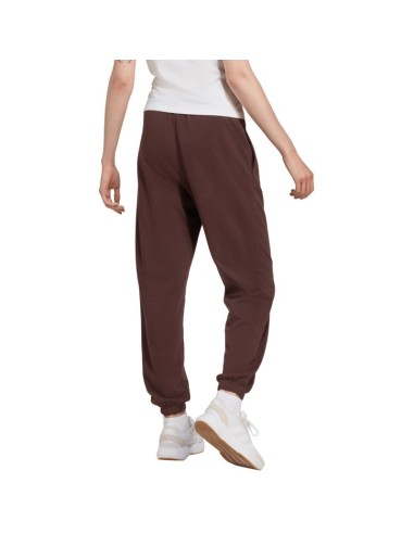adidas Essentials Small Logo French Terry Cuffed Women's Pants Brown JX3864