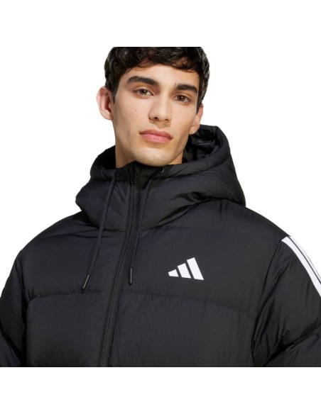 adidas Essentials Climawarm 3 Stripes Puffer Down Hooded M JM4165