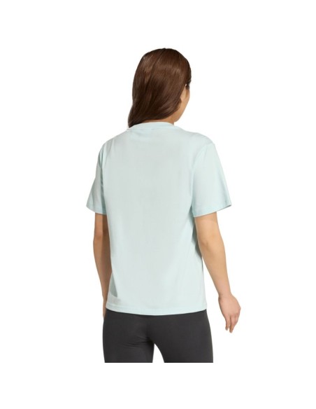adidas Essentials Small Logo Cotton Light Blue Women's TShirt JY4965