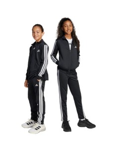 adidas Essentials Climacool Kids 3 Stripes Training Tracksuit 205 Black JD6502