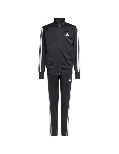 adidas Essentials Climacool Kids 3 Stripes Training Tracksuit 205 Black JD6502