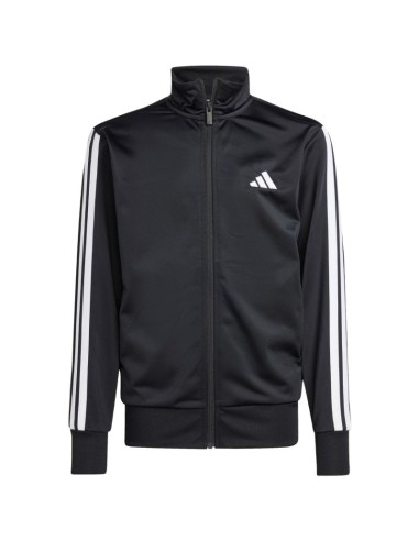 adidas Essentials Climacool Kids 3 Stripes Training Tracksuit 205 Black JD6502