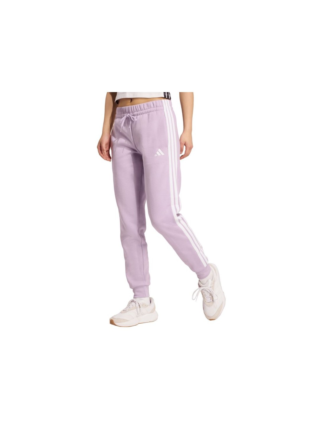 ADIDAS PERFORMANCE adidas Essentials 3Stripes Fleece Slim Women's Pants Pink JY3097