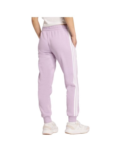 adidas Essentials 3Stripes Fleece Slim Women's Pants Pink JY3097