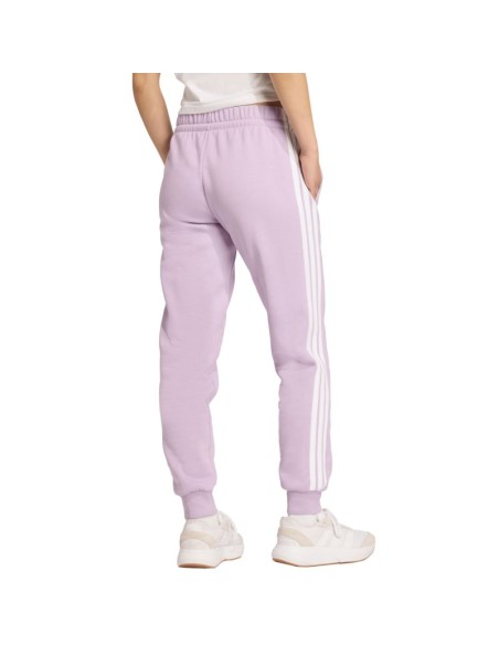 adidas Essentials 3Stripes Fleece Slim Women's Pants Pink JY3097