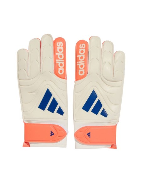adidas Copa Glove Club goalkeeper gloves white and orange JN5339