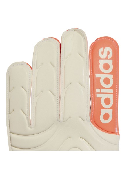 adidas Copa Glove Club goalkeeper gloves white and orange JN5339