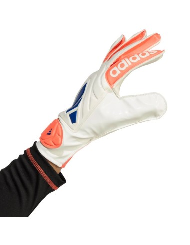 adidas Copa Glove Club goalkeeper gloves white and orange JN5339