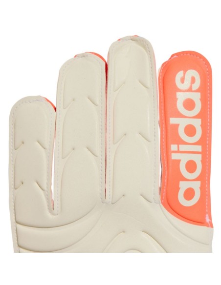 adidas Copa Glove Club goalkeeper gloves white and orange JN5339