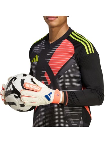 adidas Copa Glove Club goalkeeper gloves white and orange JN5339