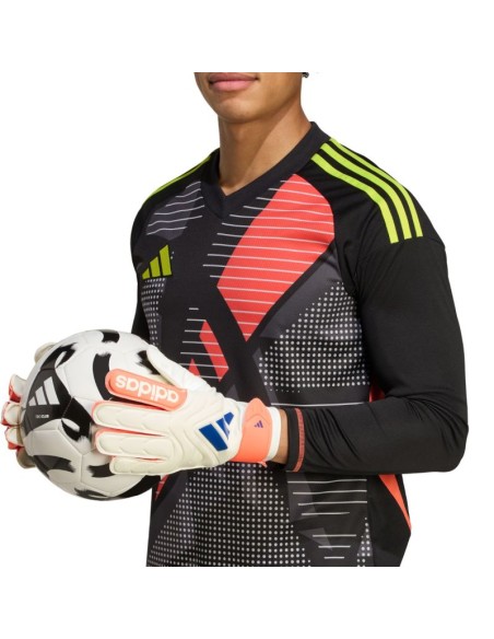 adidas Copa Glove Club goalkeeper gloves white and orange JN5339