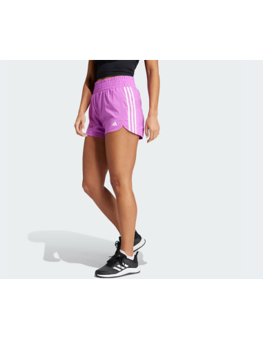 adidas Pacer Training 3Stripes Woven High Rise shorts W IX1079