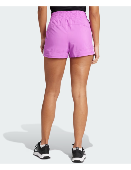 adidas Pacer Training 3Stripes Woven High Rise shorts W IX1079