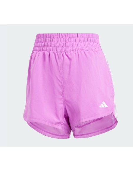 adidas Pacer Training 3Stripes Woven High Rise shorts W IX1079