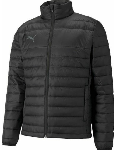 Puma Teamliga Light Ανδρικό Χειμωνιάτικο Μπουφάν Puffer Μαύρο 657617-03