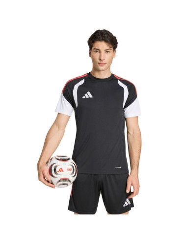 Men's adidas Tiro 26 League Jersey black white and red KB1357