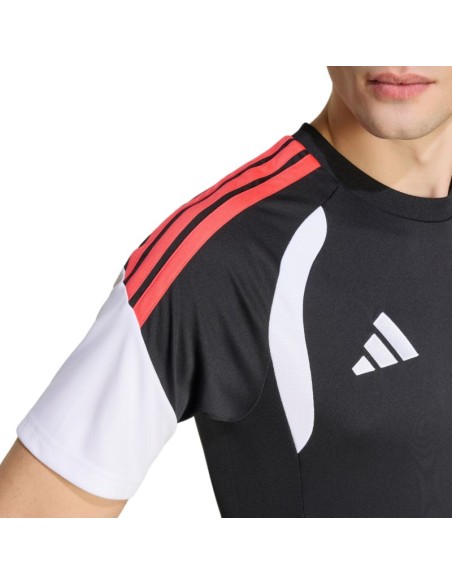 Men's adidas Tiro 26 League Jersey black white and red KB1357
