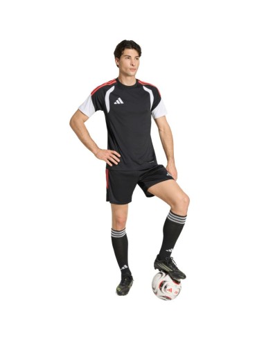 Men's adidas Tiro 26 League Jersey black white and red KB1357