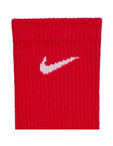Nike Everyday Plus Cushioned Socks 3 Pairs Red White Navy SX6888 996