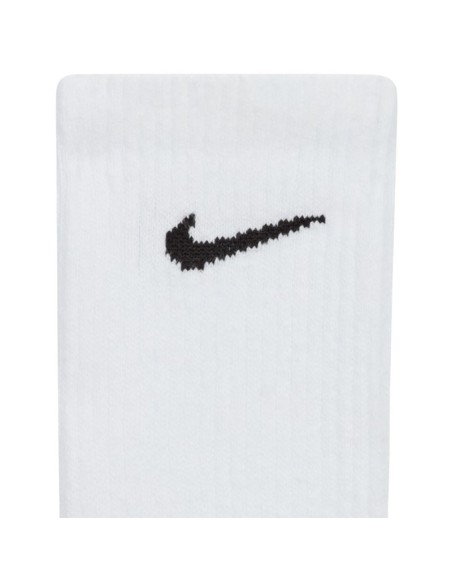 Nike Everyday Plus Cushioned Socks 3 Pairs White Gray Black SX6888 964