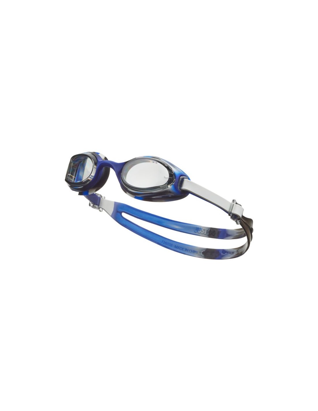 Nike Junior Swimming Goggles White and Blue NESSC167965 OS