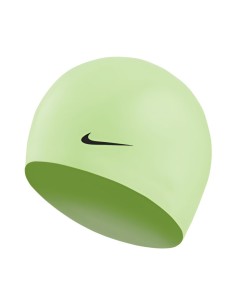Nike Solid Silicone Barely Volt Green Swimming Cap 93060740 OS