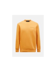 Peak Performance M Original Small Logo Crew Sweatshirt Orange