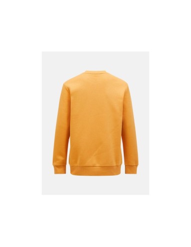 Peak Performance M Original Small Logo Crew Sweatshirt Orange