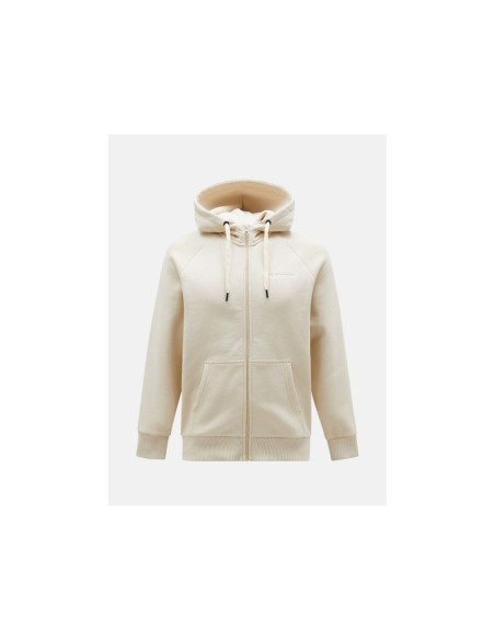 Peak Performance M Original Small Logo Zip Hood sweatshirt beige