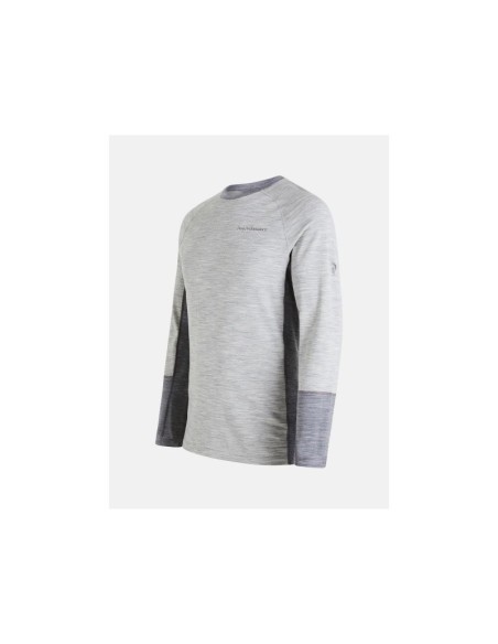 Peak Performance M Magic Crew Thermal Shirt Gray