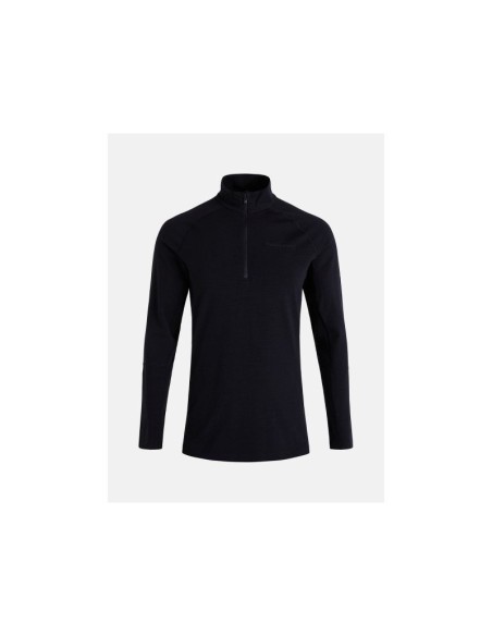 Peak Performance M Magic Half Zip Thermal Shirt Black