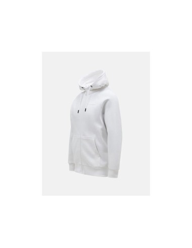 Peak Performance M Original Small Logo Zip Hood sweatshirt white