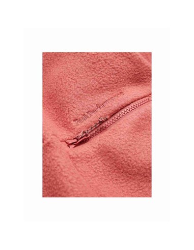 Peak Performance W Fleece Snap T Pink Sweatshirt