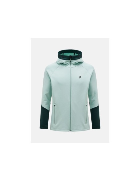 Peak Performance M Rider Zip Hood Green