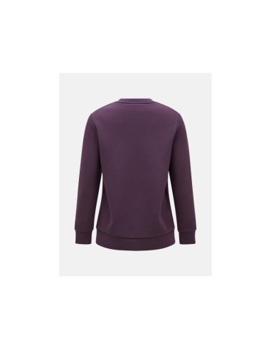 Peak Performance W Original Small Logo Crew Sweatshirt Purple