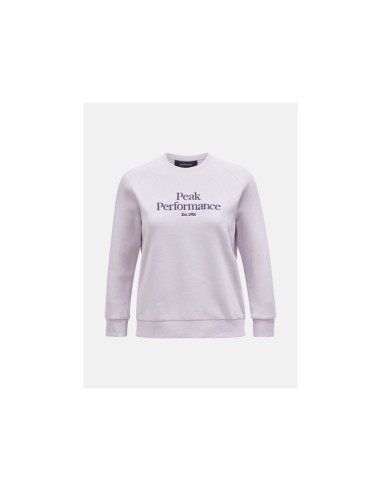 Peak Performance W Original Crew Purple Sweatshirt