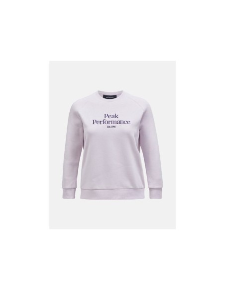 Peak Performance W Original Crew Purple Sweatshirt