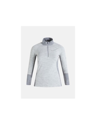 Peak Performance W Magic Half Zip Thermal Shirt Gray