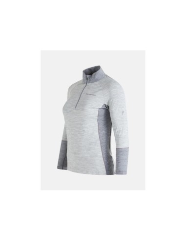 Peak Performance W Magic Half Zip Thermal Shirt Gray