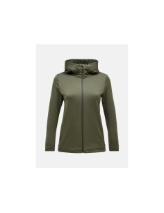 Peak Performance W Rider Tech Zip Hoodie Green