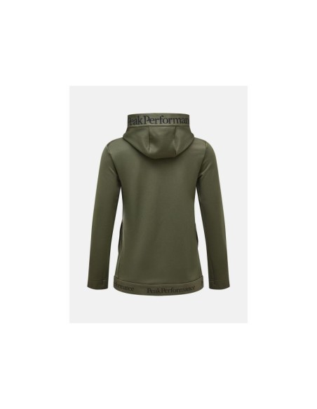Peak Performance W Rider Tech Zip Hoodie Green