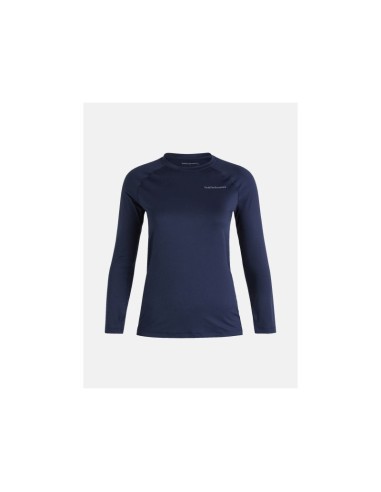 Peak Performance W Spirit Crew Thermal Shirt Blue