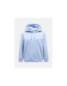 Peak Performance W Original Small Logo Hoo Sweatshirt Blue