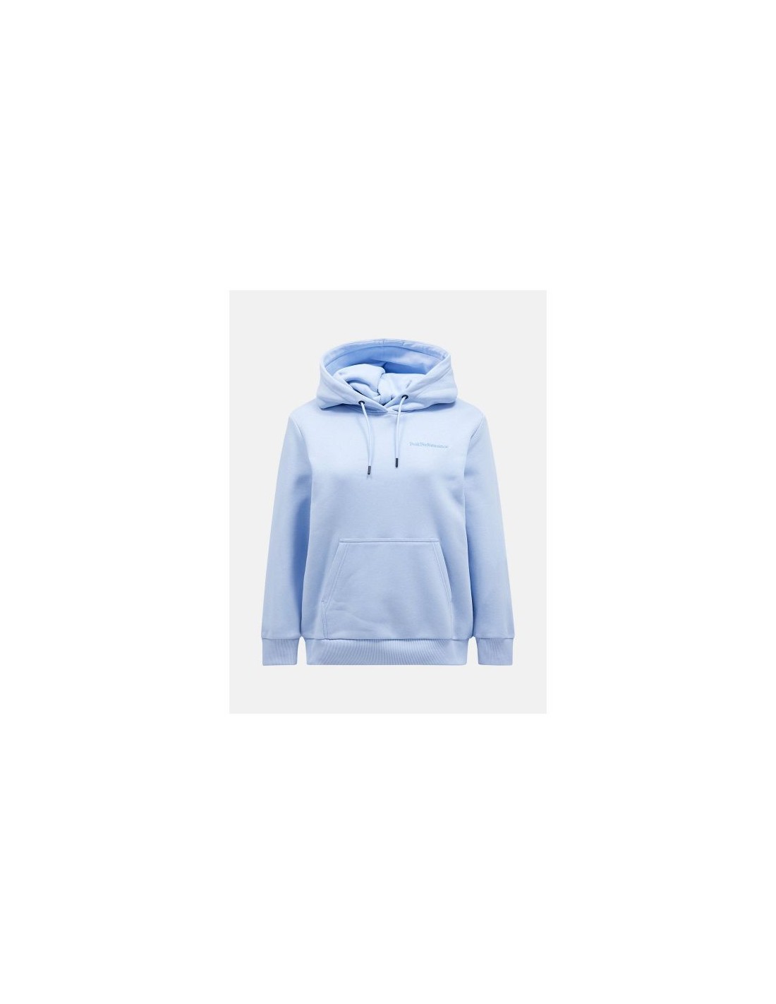 Peak Performance W Original Small Logo Hoo Sweatshirt Blue