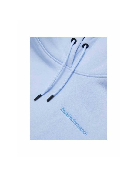 Peak Performance W Original Small Logo Hoo Sweatshirt Blue