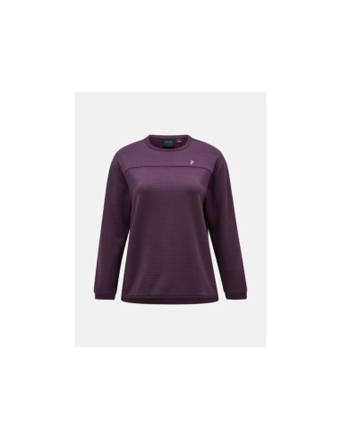 Peak Performance W Trail Polartec Crew Purple Sweatshirt